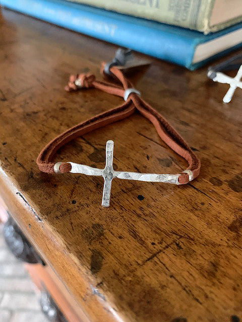 Men's Side Cross Bracelet