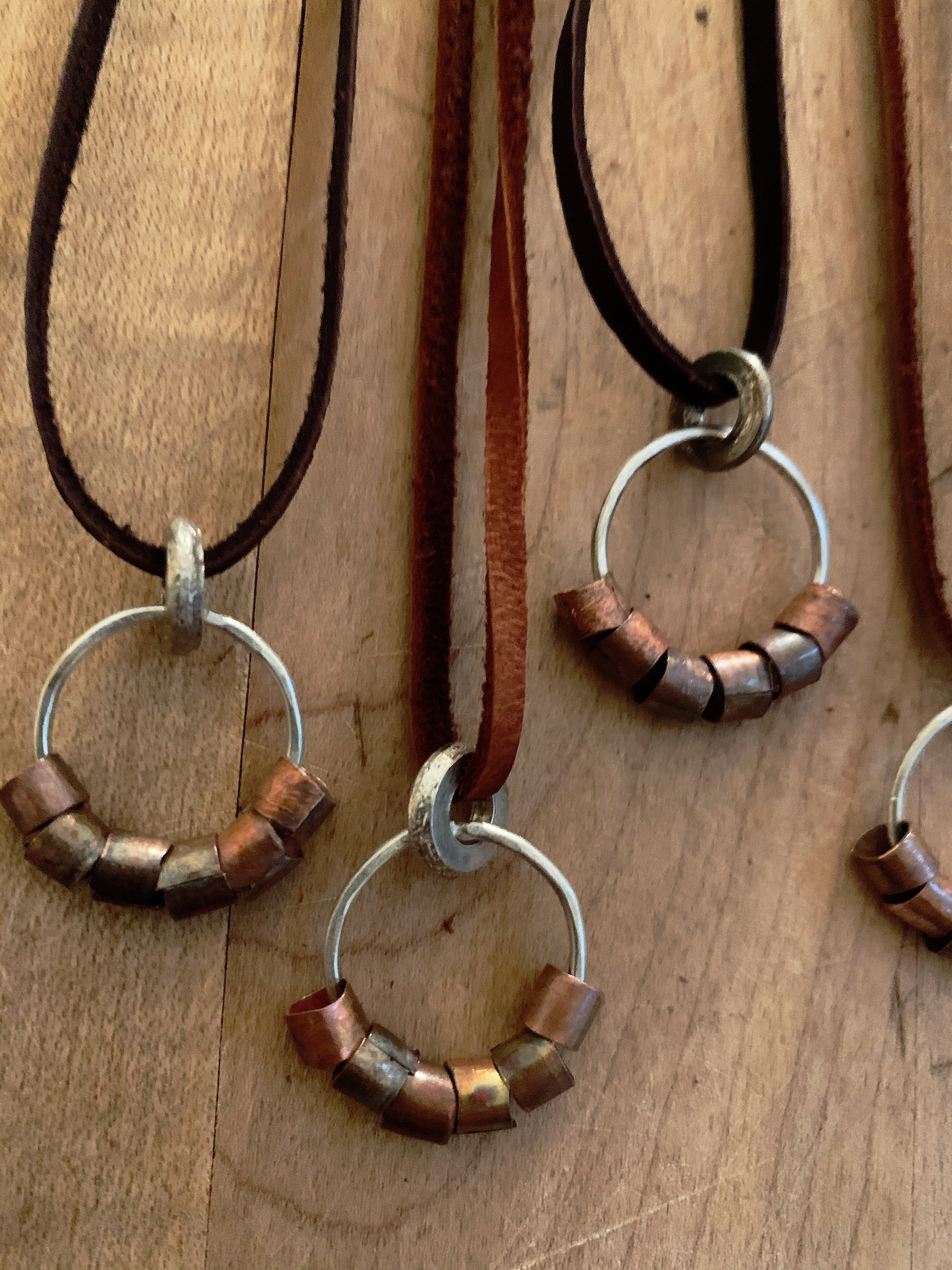 Alexandra Wood & Copper Necklace – anewform